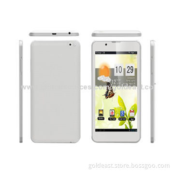 6-inch WVGA 854 x 480P MTK8312 Dual-core 1.2GHz Tablet PCs/MIDs, 512MB + 4GB, Support 2G/3G Module